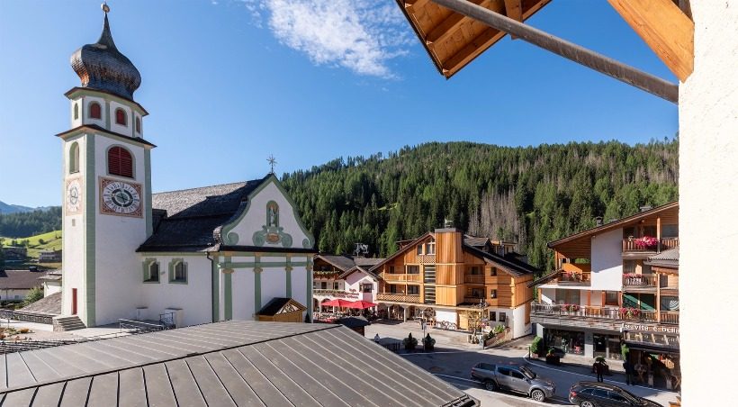 Interno in legno di Edelweiss Dolomites